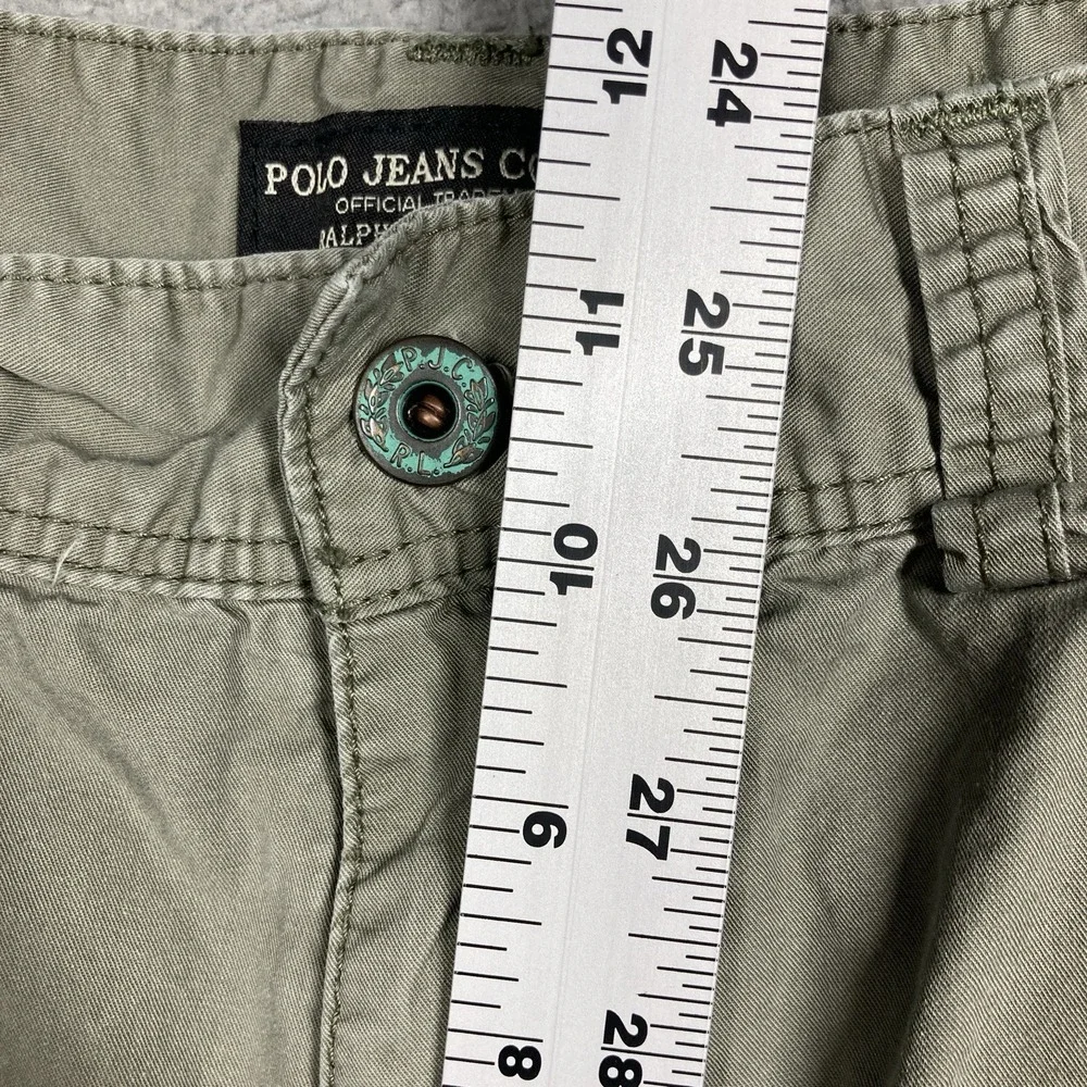 Polo Shorts Mens 34 Olive Green Cargo 12 in Inseam‎ Military Surplus Gorpcore